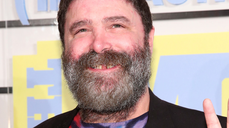 Mick Foley smiling