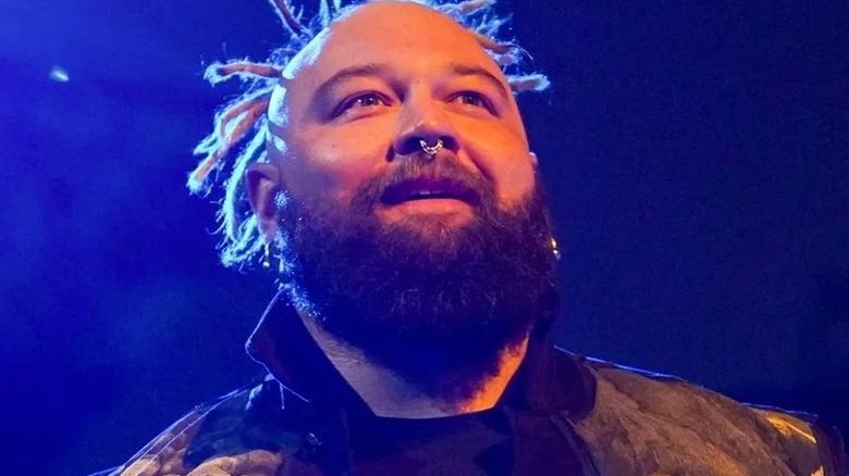 Bray Wyatt Smiles During A Promo Segment