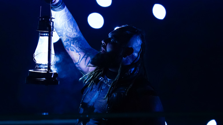 Bray Wyatt holds a lantern to the sky