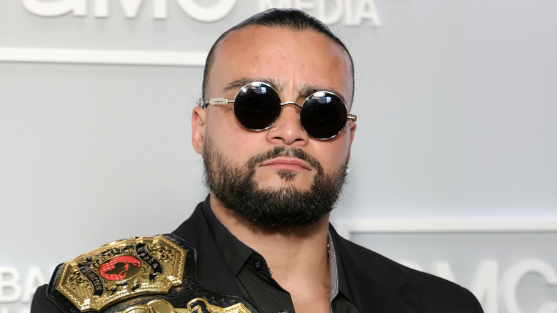 Mike Santana during his TNA World Heavyweight Championship days