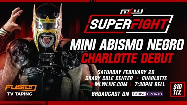 MLW SuperFight Poster For Mini Abismo Negro Match