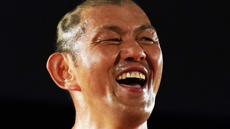 Minoru Suzuki laughing