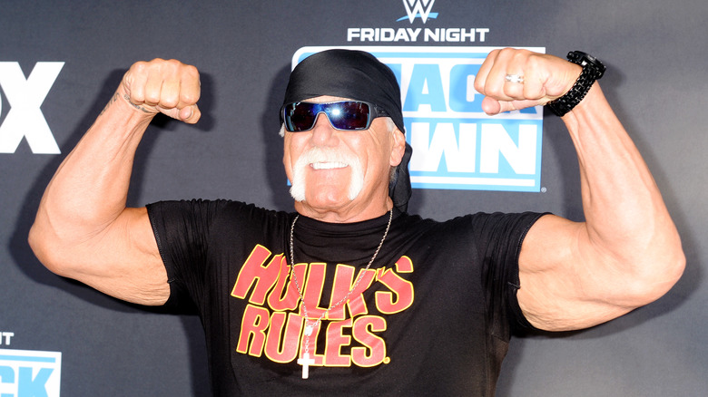 Hulk Hogan posing 