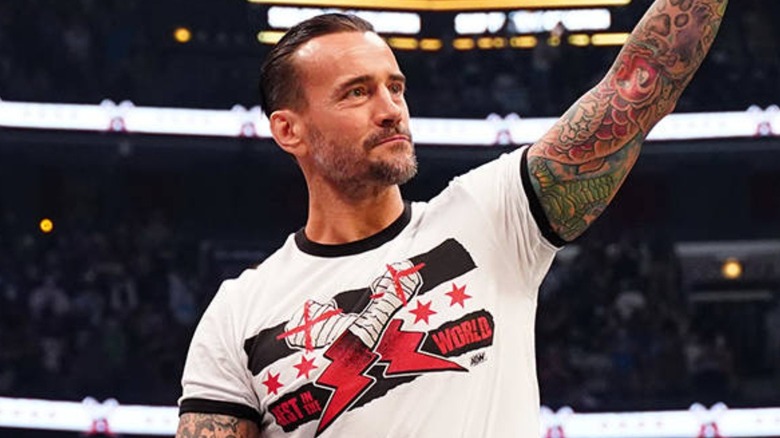 CM Punk at AEW Rampage: The First Dance