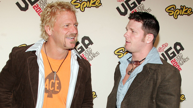 Jeff Jarrett with AJ Styles during the TNA years