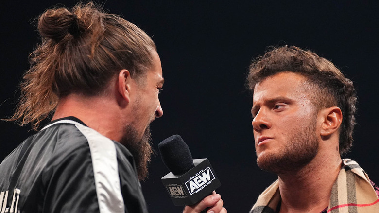 Jay White dresses down MJF