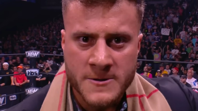 MJF stares into camera