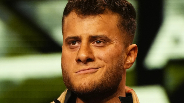 MJF smiling