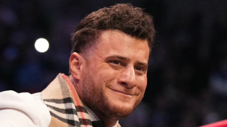 MJF grinning
