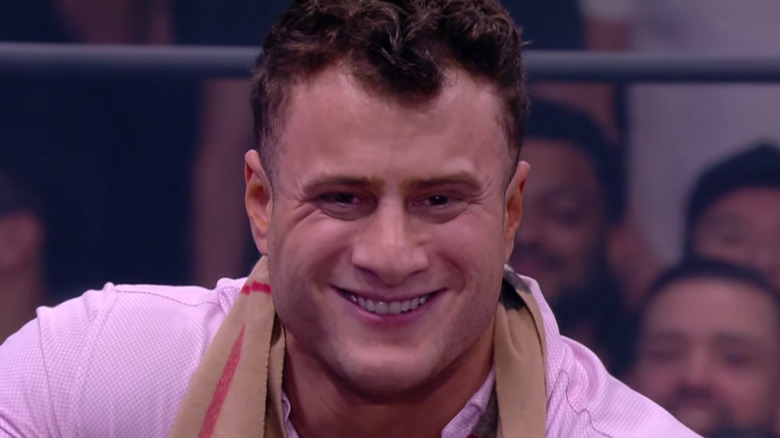 MJF smiling