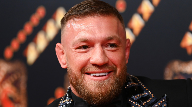 Conor McGregor attends a movie premiere 