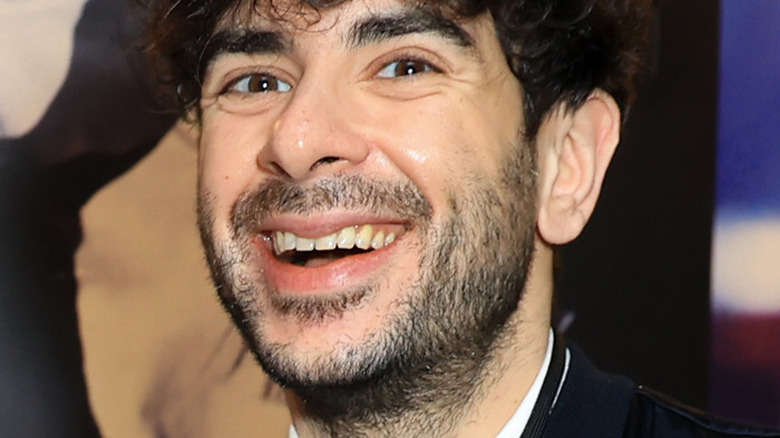 Tony Khan smiling