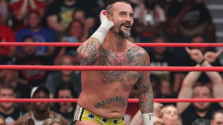 CM Punk smiling