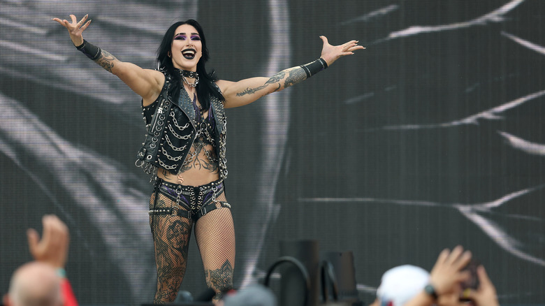 Rhea Ripley makes her entrance