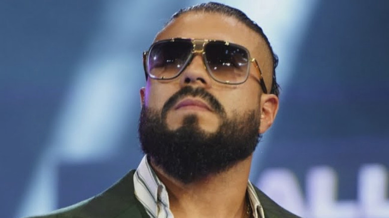 Andrade appears on AEW television