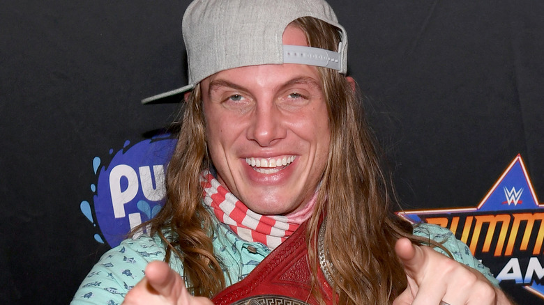 Matt Riddle posing