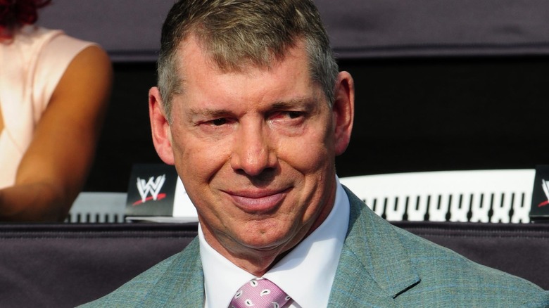 Vince McMahon smiling