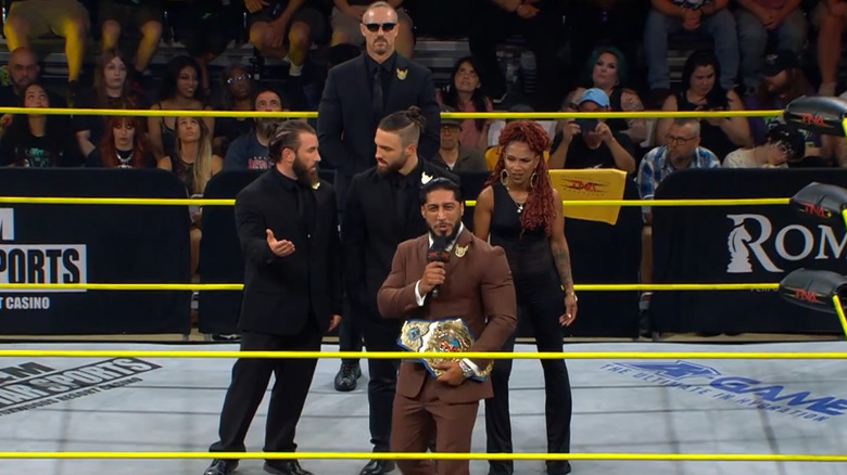 Mustafa Ali and Order Four in the ring