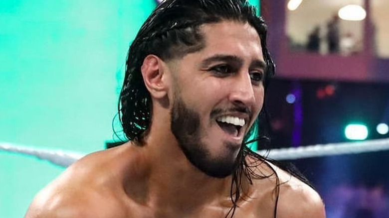 Mustafa Ali executing a move