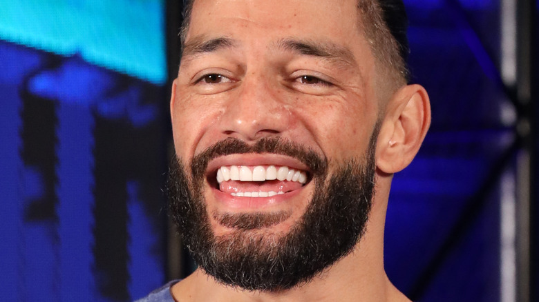 Roman Reigns smiles