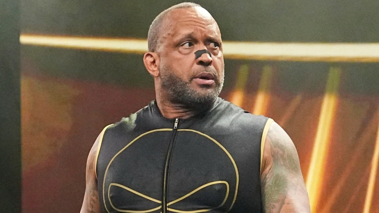 MVP ahead of The Hurt Syndicate's match against Ricochet and the Gates of Agony at AEW All Out, 2025.