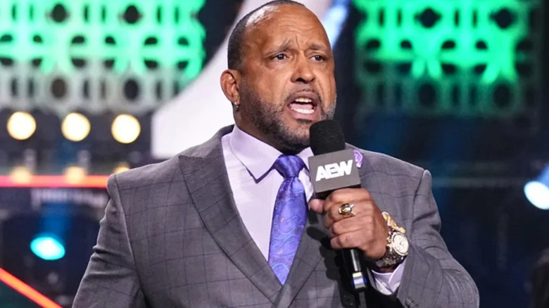 MVP holding a microphone