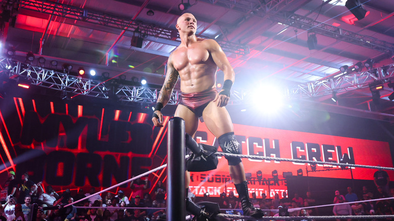 Myles Borne makes his entrance