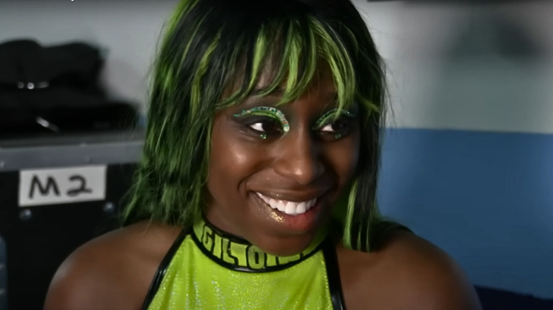 Naomi smiling