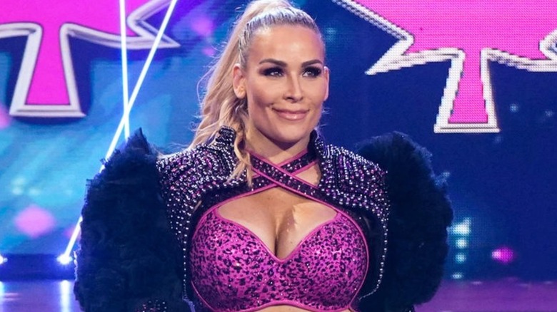 Natalya looking away