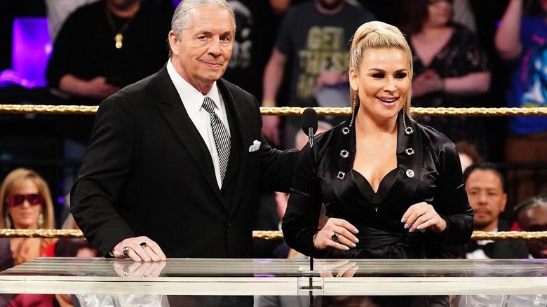 Bret & Natalya at the WWE HOF induction ceremony