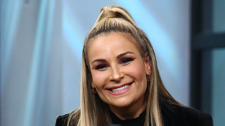Natalya smiling