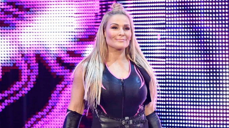 Natalya making her entrance in WWE
