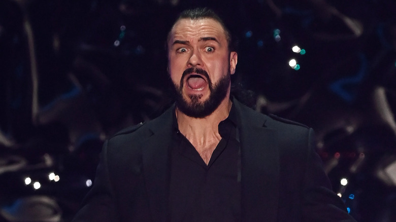 Drew McIntyre mouth agape