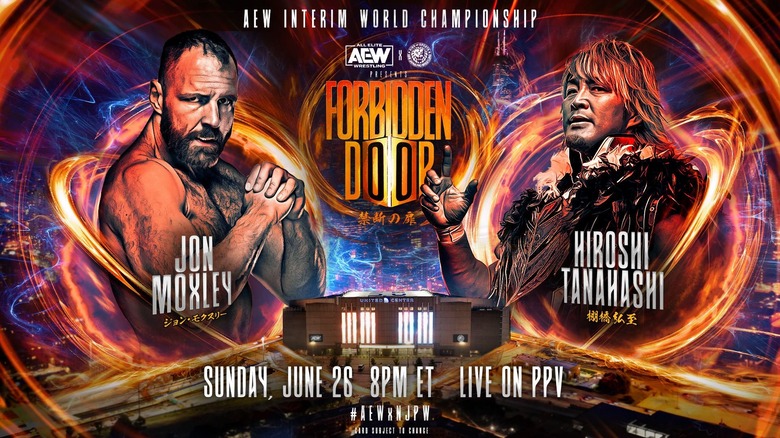 AEW x NJPW Forbidden Door Moxley vs. Tanahashi