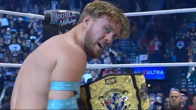 Will Ospreay holding title