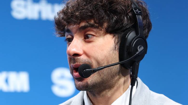 Tony Khan doing an interview