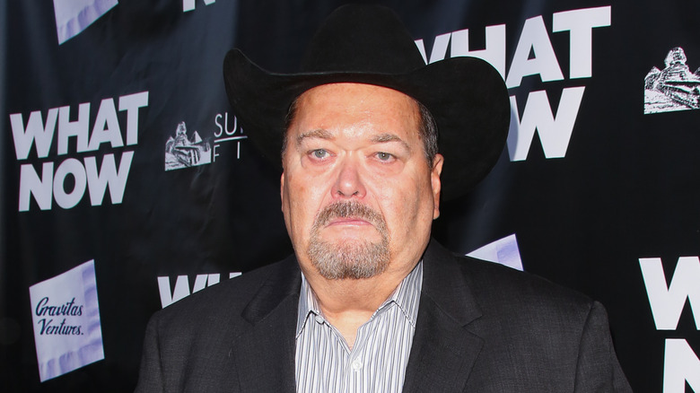 Jim Ross in a black hat