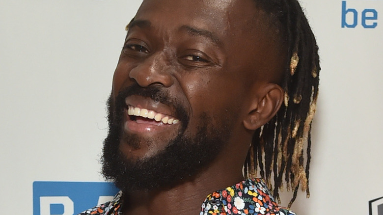 Kofi Kingston smiling