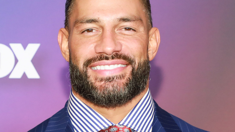 Roman Reigns smiling