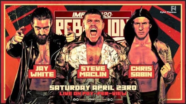 Red/Black Poster For Impact Rebellion