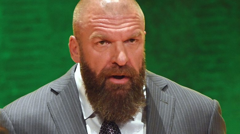 Triple H speaking