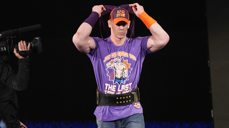 John Cena makes an entrance
