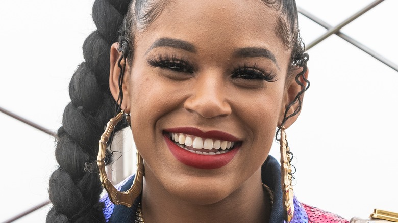 Bianca Belair smiling