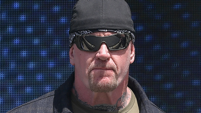 The Undertaker walking