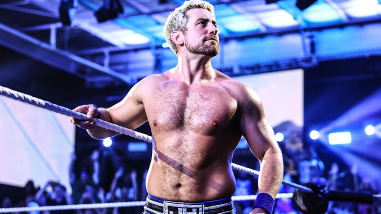 Joe Hendry poses in the ring during an episode of 