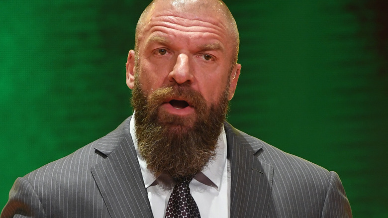 Triple H speaking