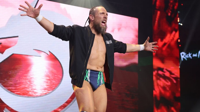 Bryan Danielson walking to the ring 