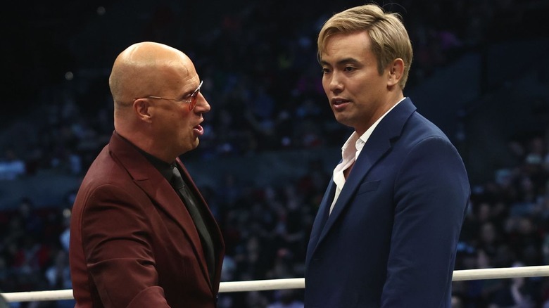 Don Callis and Kazuchika Okada at AEW Summer Blockbuster 2025
