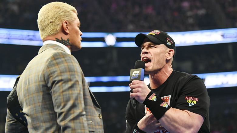 Cody Rhodes and John Cena