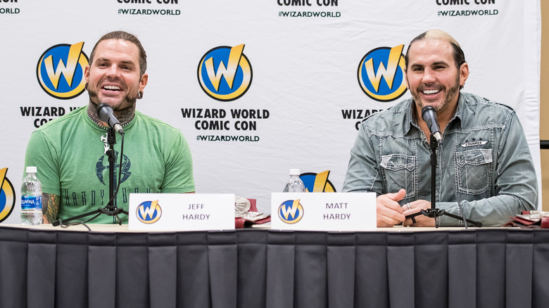Jeff and Matt Hardy smiling